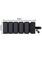 Atsarginis maitinimo šaltinis ("Power Bank") Sulankstomas 10 W saulės elementų įkroviklis, nešiojamas 5 V 2,1 A USB