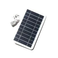 Atsarginis maitinimo šaltinis ("Power Bank") A klasės polisilicio 5V 400mA saulės baterija, 2W išvestis USB