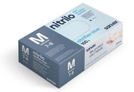 Vienkartinės nitrilinės pirštinės Santex Nitriflex Blue, 100vnt.