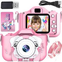 Skaitmeninis fotoaparatas vaikams + 8gb SD kortelė
