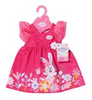 Gėlėta suknelė - BABY Born - 832639 - Skalbiama skalbimo mašinoje - Ilgos rankovės - 43 cm