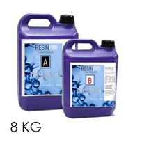 Epoksidinė derva padengimui iki 1.5 cm Transparente 8 kg