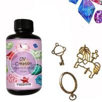 UV spinduliuose stingstanti epoksidinė derva UV Creation 100ml