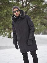 Huppa Vyriškas paltas DAWSON, black