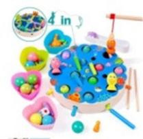 Šeimos žaidimas žuvis vikšras žvejyba montessori