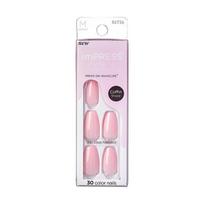 Priklijuojami nagai imPRESS Press-On Manicure Bare But Butter Short Nails Pink Dream, 30 vnt., M dydis