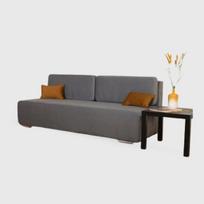 Sofa-lova Ovals, pilkos spalvos