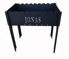 Šašlykinė Stopuva su užrašu JONAS 49x30x14 cm
