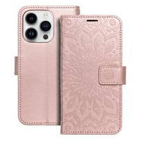 Dėklas telefonui Forcell MEZZO Book - XIAOMI Redmi 10C mandala, rožinis