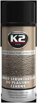Struktūriniai dažai K2 Bumper juodi, 400 ml