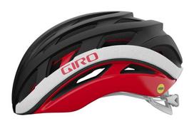 Dviratininko šalmas Giro Helios Spherical Mips, juodas/raudonas