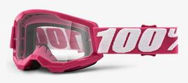 Sniego akiniai vaikams MX 100% Starta 2 Junior, rožiniai/balti