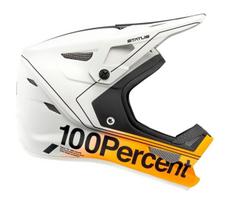Dviratininko šalmas 100% Status DH/BMX Carby, sidabro spalvos, XL