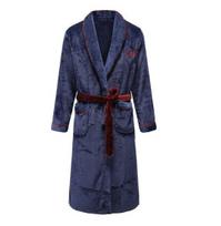 Vyriškas chalatas Roger Navy Red, XL