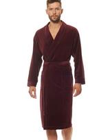 Chalatas vyrams L&L Arian Bordo, raudonas, M