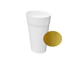 Praustuvas su koja Besco Uniqa Glam Gold, su Klik-klak White