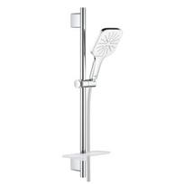 GROHE Vitalio 130 SmartActive Cube rankinio dušelio, stovo ir žarnos rinkinys, 3 srovės, chromas, 26596000