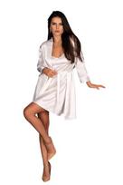 Chalatai moterims LivCo Corsetti Edelina, baltas, XL