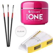 Nagų priauginimo rinkinys Silcare Clear gelis 50 g N11