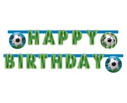 „Garland Happy Birthday“ futbolo sirgaliai 200 x 16 cm 93751