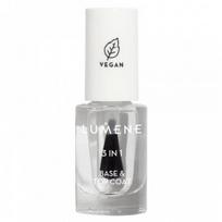 Nagų lako pagrindas viršutinis sluoksnis Lumene 3 in 1 Base & Top Coat 5 ml.