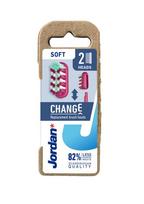 Keičiamos dantų šepetėlio galvutės Jordan Change Soft, 2 vnt.
