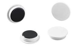 Durable magnetai balti Ø32mm, 20vnt.