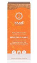 Augaliniai šviesių ar žilų plaukų dažai Medium Blond, Khadi Naturprodukte, 100g