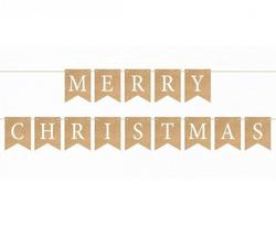 Popierinė girlianda "Merry Christmas", 250 x 13cm (PF-GPMC) 9263