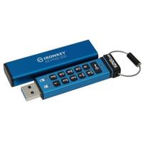 USB laikmena USB raktas - KINGSTON - IKKP200-128GB - 128 Go - USB 3.2 Gen 1 - Mėlyna spalva