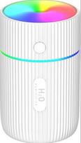 Ortex H2O Rgb mini oro drėkintuvas, difuzorius , kraunamas USB, 5V, 220ml baltas, Juoda
