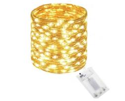 Girlianda 100-micro LED 10,2 m, geltona, IP 44.