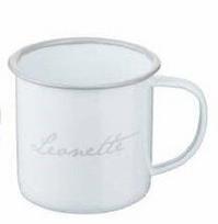 Emaliuotas puodelis Leonette, 0,4l