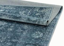 Narma kilimas Maya grey blue, 80x220 cm