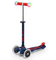 Triratis paspirtukas Micro Mini Deluxe Magic - Navy Blue