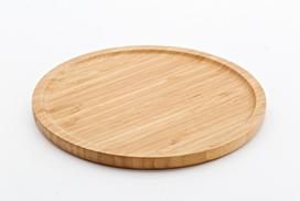 Apvalus bambukinis padėklas, Ø19cm
