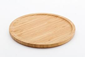 Apvalus bambukinis padėklas, Ø33cm