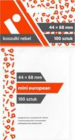 Žaidimo kortelių įmautės Rebel Mini European, 44x68mm, 100 Vnt