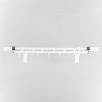 Karnizas "IMPERIA-CENTO" dvigubas, baltos sp. 160 cm