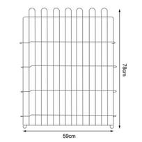 Lionto apsauginės tvorelė mažiems gyvūnams, aukštis 78 cm