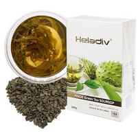 Soursop skonio žalioji arbata su natūraliais gabalėliais, SOURSOP Green tea, HELADIV 100 g