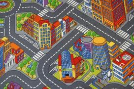 Rugsx vaikiškas kilimas Big City, 300x400 cm