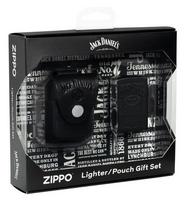 Dovanų rinkinys Zippo 48460 žiebtuvėlis Jack Daniel's® ir odinis dėklas