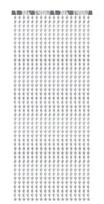Folinė užuolaida-lietutis "Sidabrinės žvaigždutės" (100x245 cm)