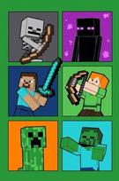 Vaikiškas pledas Minecraft, 100x150 cm