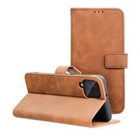 Dėklas telefonui Tender Book - Samsung Galaxy A12, rudas