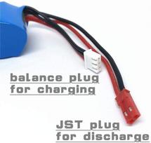 1 vnt. įkraunama lipo baterija (7,4 V 1100 mAh), skirta automobiliniam dronui A949 A959 A969 A969 A979 V912 V913 V262 L959 T23 T55 F45