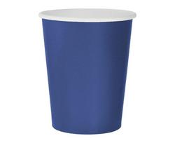 Vienkartiniai popieriniai puodeliai, 270 ml, 14 vnt, tamsiai mėlyni (GJ-KBNB) 7552