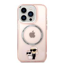 Karl Lagerfeld MagSafe Compatible Case skirtas iPhone 14 Pro Max, rožinis