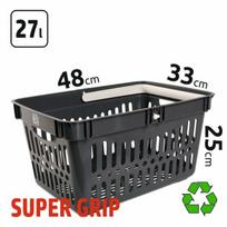 Prekybinis krepšelis SUPER GRIP, 27l